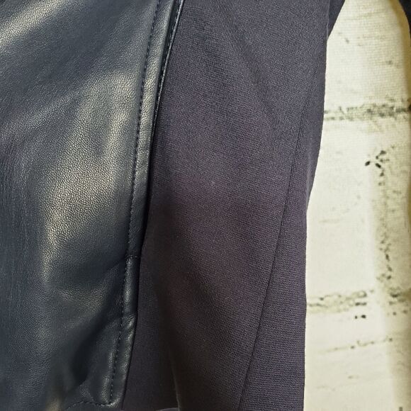 Kut from the Kloth Blue Draped Open Jacket - Picture 3 of 9